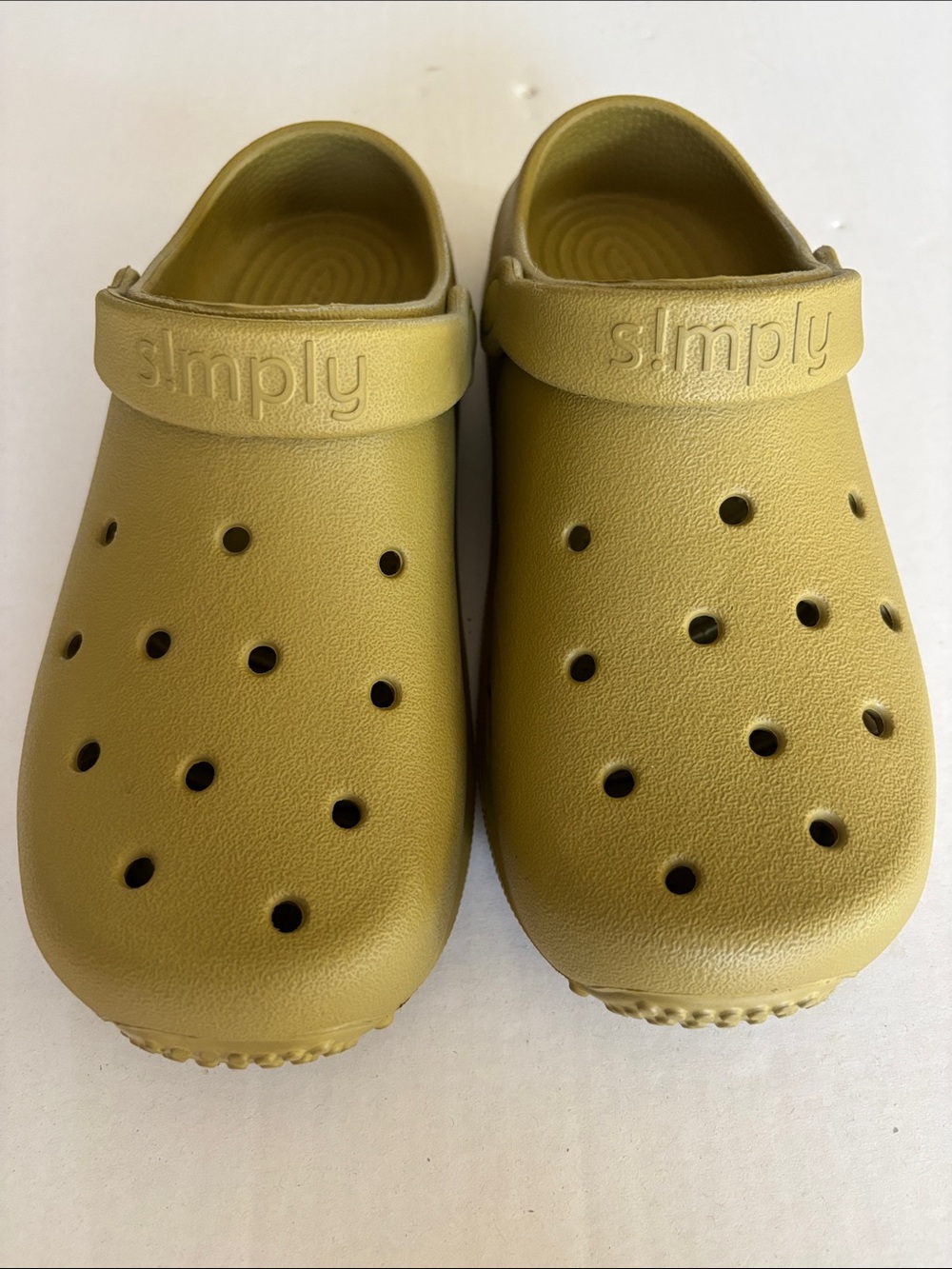 Simply Southern Kids Olive Green Clog Sandals